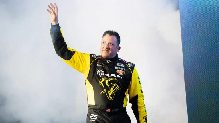 Tony Stewart’s Violent Talladega Truck Crash Left Him Breathless 6 tony stewart returns to rams free agent truck at talladega Tony Stewart’s Violent Talladega Truck Crash Left Him Breathless